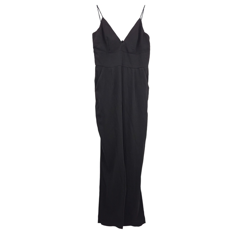 More to Come x Revolve Heidi Cami Jumpsuit Black Pants One Piece Size M - Picture 2 of 10